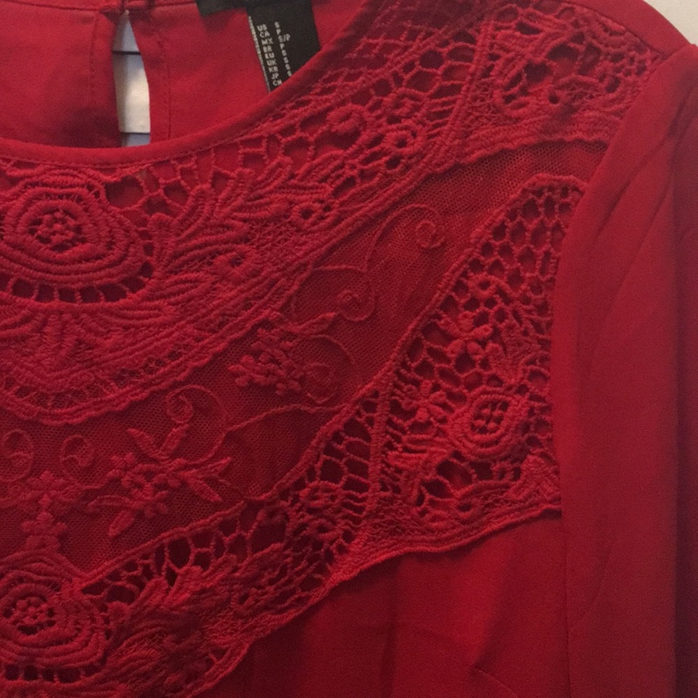 Red Blouse FOREVER 21
